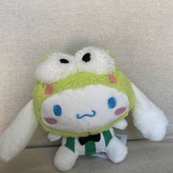 NWT Green Sanrio Cinnamoroll Keroppi Toy 6.4"