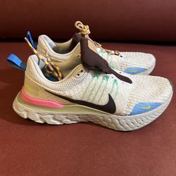 Nike React Infinity Run Flyknit 3 Sail Pinksicle Earth  Mens Size 9.5