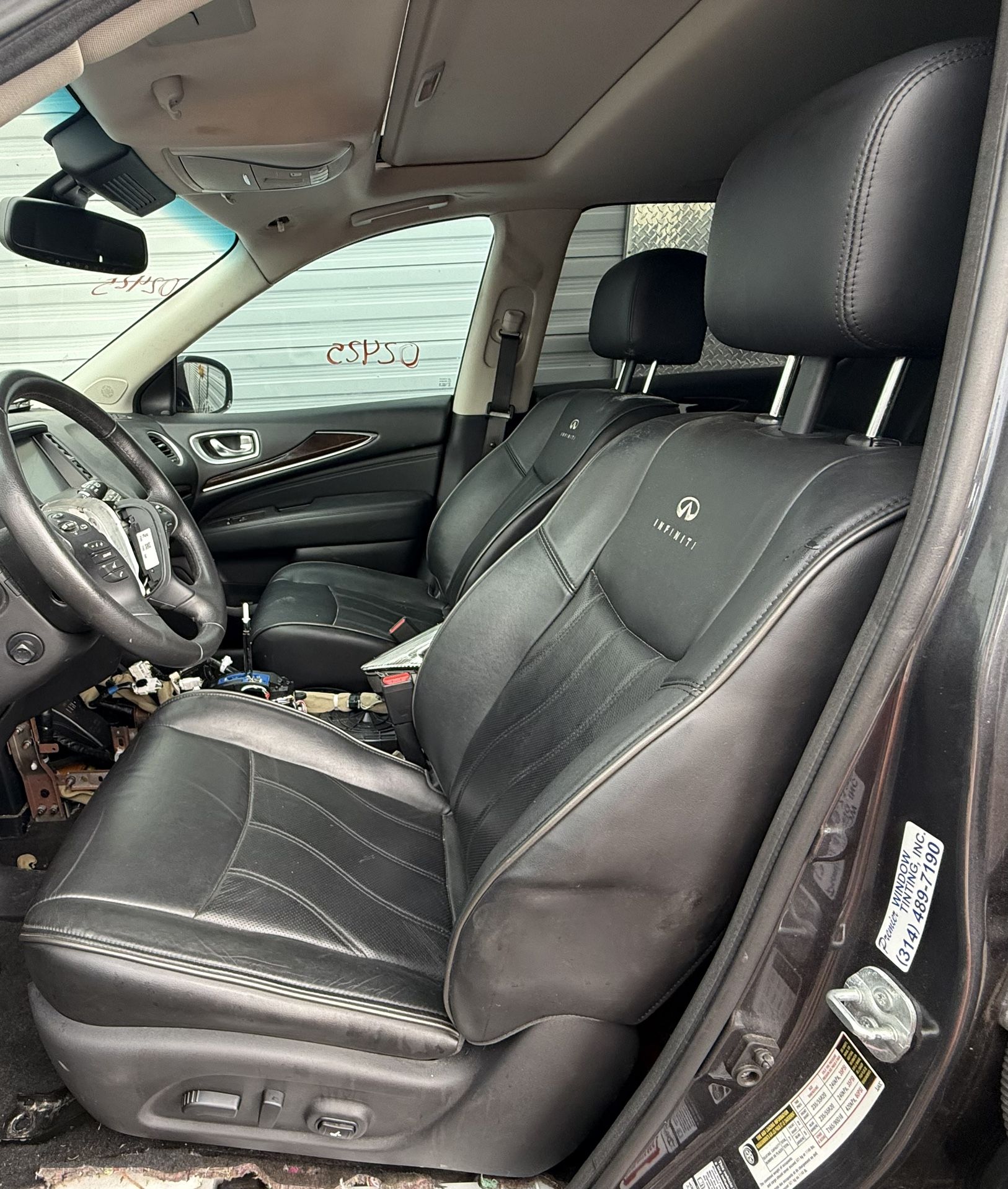 INFINITI QX60 FRONT SEAT SIDE DRIVER LEATHER/ SILLA DELANTERA LADO CONDUCTOR CUERO 