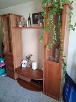 Wood Entertainment Center 