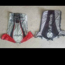 Mens Large Cycling Jerseys Excellent Condition.  $35 For Both. 