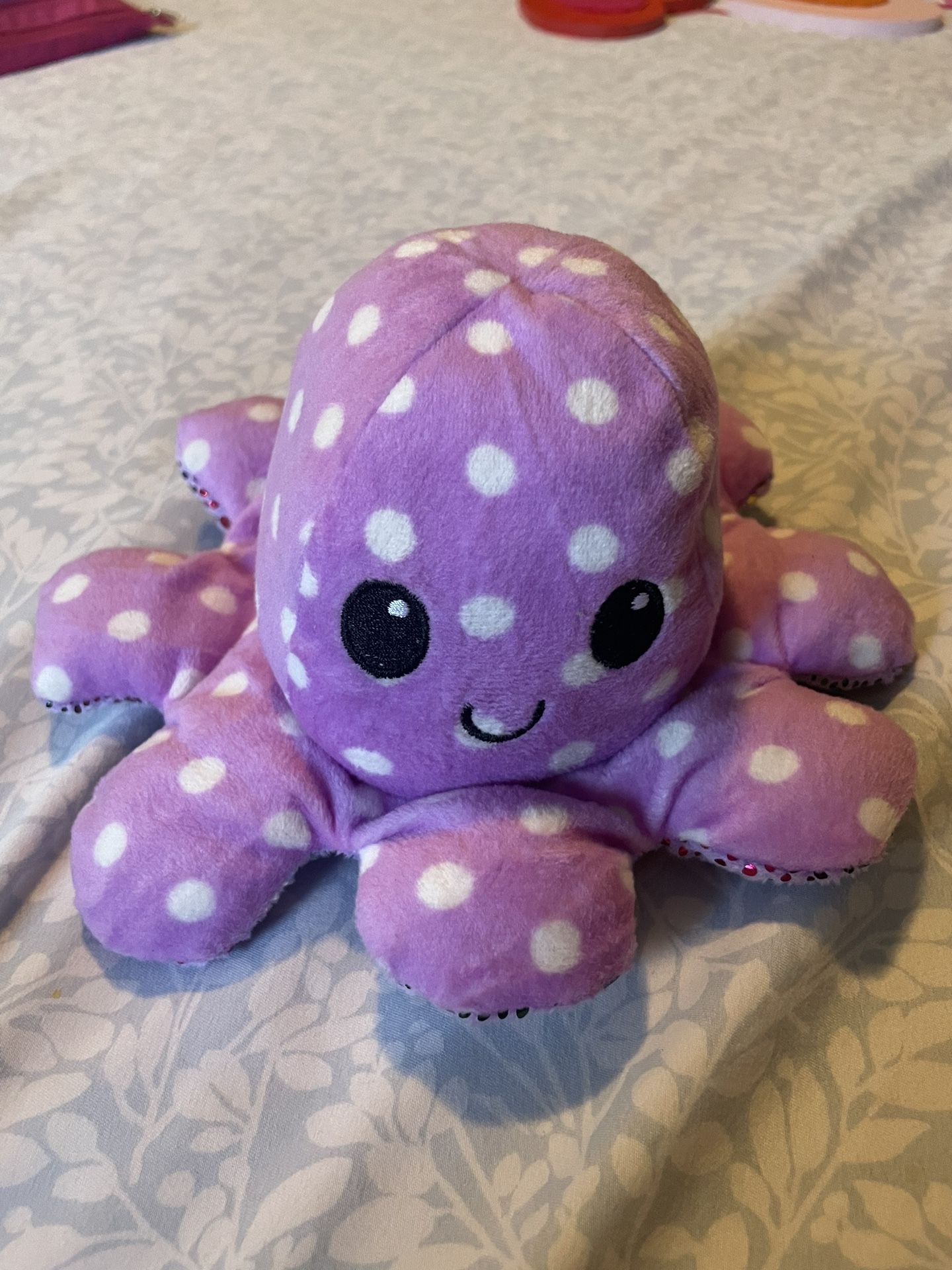 Flippable Mood Octopus Plushie 