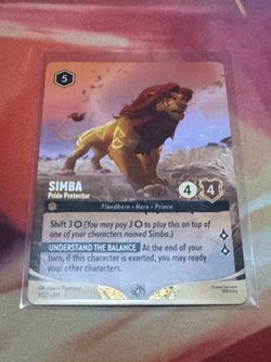 Disney Lorcana Simba Promo Non Foil