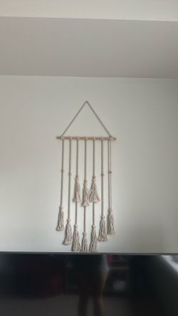 Macramé wall art