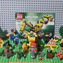 Lego Construction Vehicle & Minifigure Set 