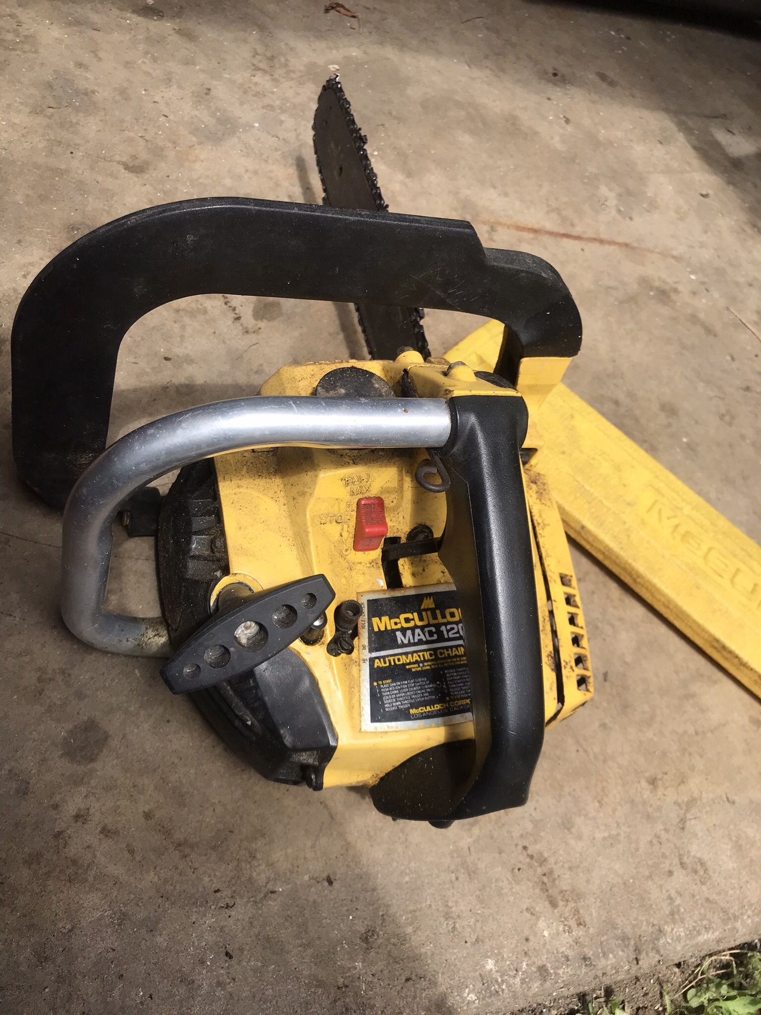 Mccullock Chainsaw 2inc