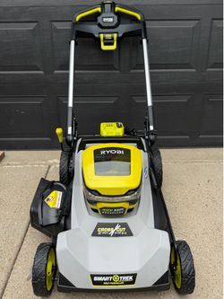 21"RYOBI 40V BATTERY SELF PROPELLED LAWN MOWER