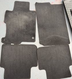 Honda Accord Original carpet floor and aftermarket plastic cover