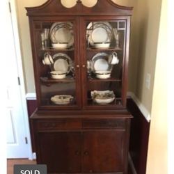 Vintage China Cabinet 