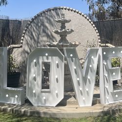 Marquee LOVE Letters