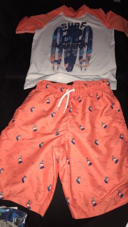 Boys rashguard and shirt size 10/12