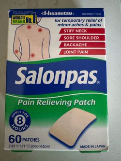 Pain Relieving Patches