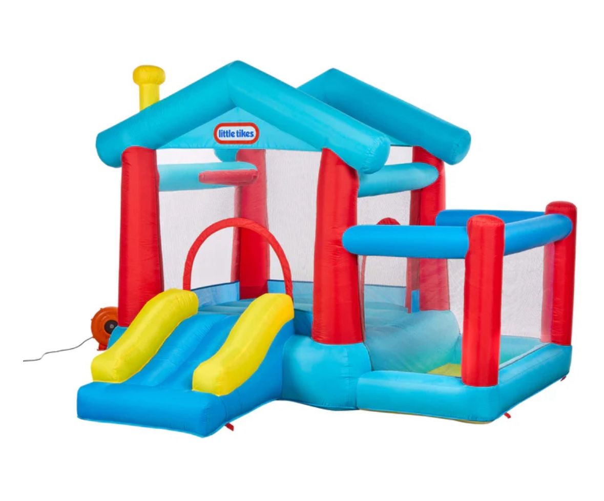 Inflatable Play House Bouncer with Slide & Extended Play Area
