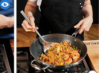 HexClad Cookware Set, 7-piece