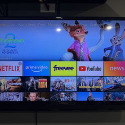 46" INSIGNIA TV + FIRE STICK + WALL MOUNT