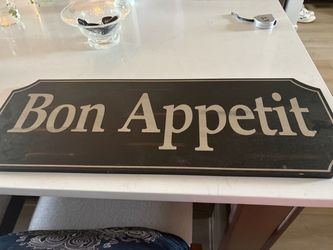 Bon Appetite decorative sign
