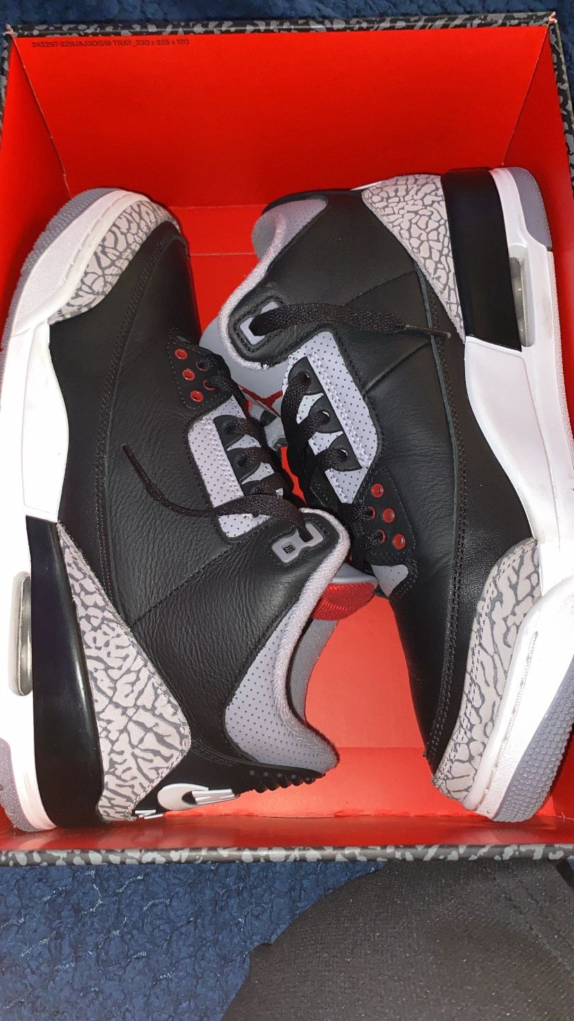Jordan 3 Black Cement