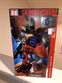 Transformers Platinum Edition Optimus Prime & Megatron One Shall Stand Fall Set