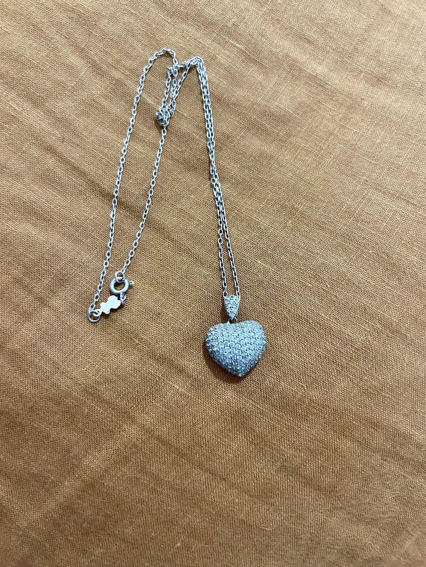 Cadena De Plata Con Dije / silver chain with pendant
