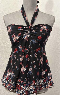 Blusa Floral Estraple 