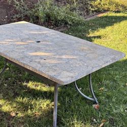 Stone top table 🔺