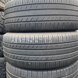 Set Of Tires (4) 235-55-18 Michelin