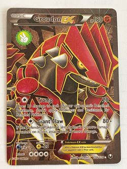 Pokémon Card Groudon EX