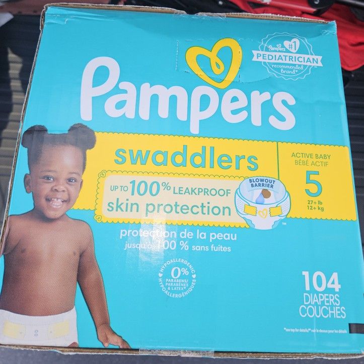 Pampers Size 5 104 Count $40