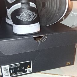 Jordan 1 Lowtop Blk,wht,grey