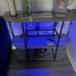 Small Coffee/wine Bar With Led Lights And Remote