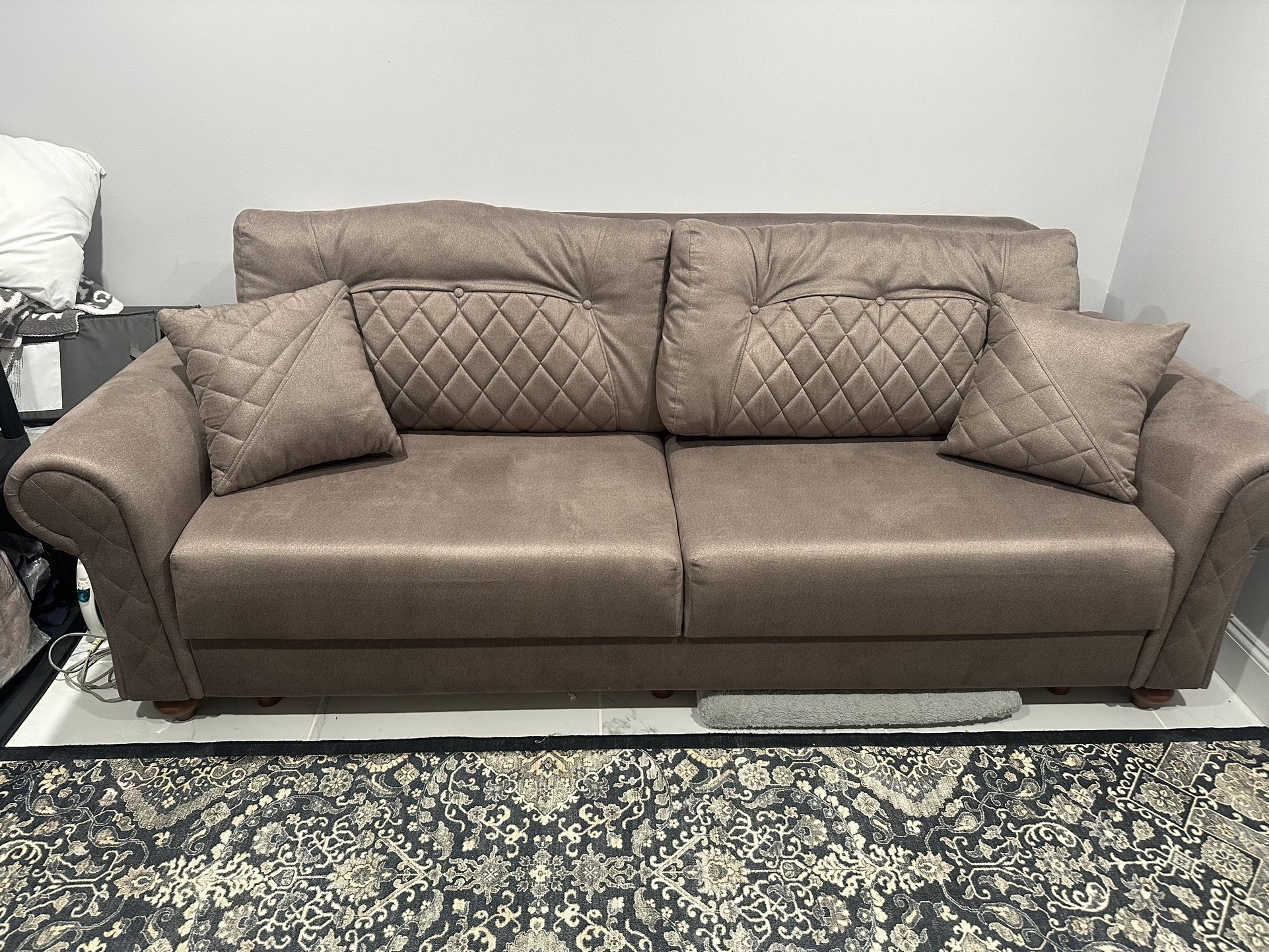 Brown Sofa Bed