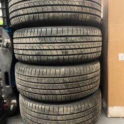 4 Matching Pirelli tires