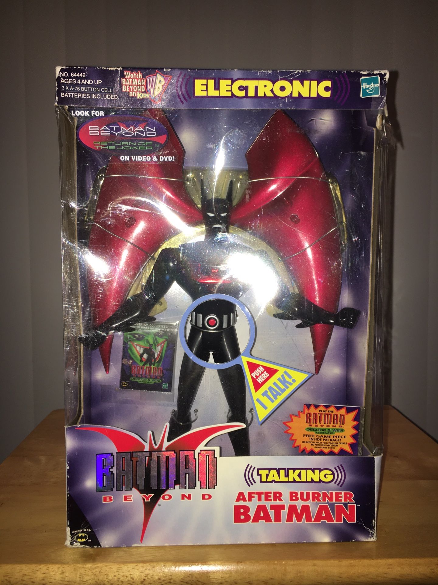 2000 Hasbro Electronic Talking Batman Beyond After Burner Batman