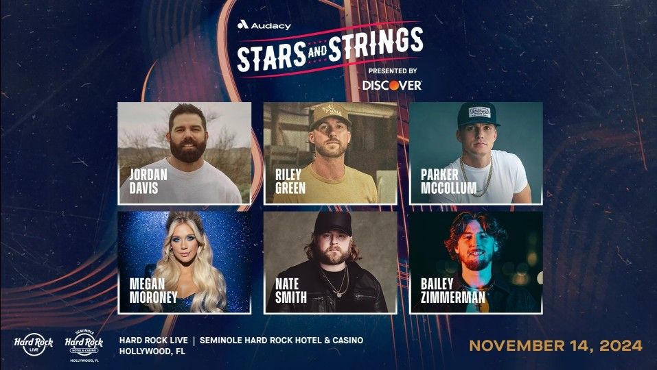 Stars and Strings - Jordan Davis, Riley Green, Parker McCollum, and more