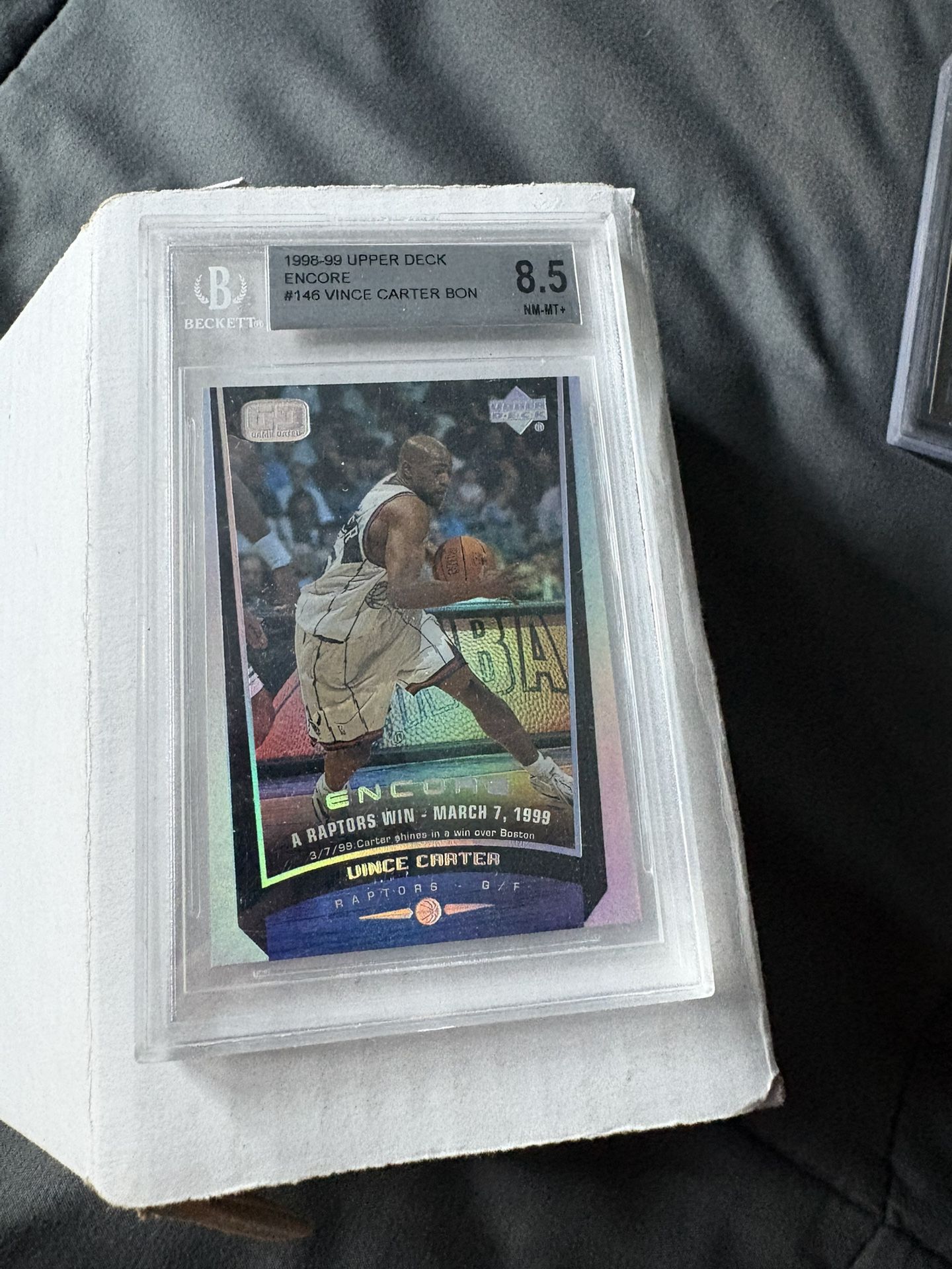 Vince Carter Upper Deck Mint 8.5
