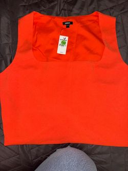 Express Sleeveless ORANGE Top