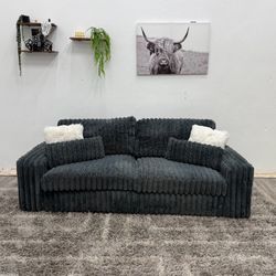 Corduroy Loveseat Couch - Free Delivery 