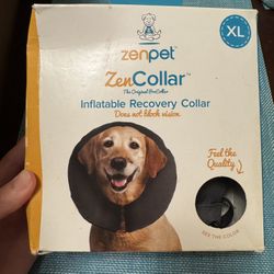ZenPet Protective Inflatable Recovery Pet Collar XL