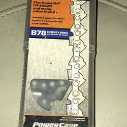 New Power Care 20” Saw Chain B78 Drive Links Fits Many Brands See Picture