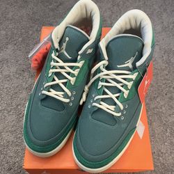 Size 12M/13.5W Nike Jordan 3 Retro SP Nina Chanel Abney Bicoastal Green New 
