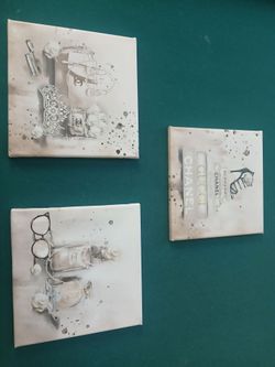 3 wall triptych Art