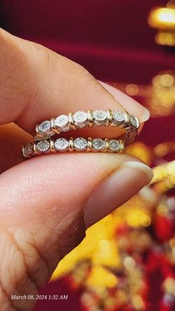 Genuine Diamond Earrings 