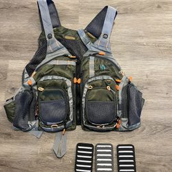 Maxcatch Fly Fishing Mesh Vest (Vest / Sling Pack / Backpack) Adjustable Size