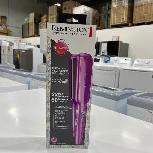 Remington Antistatic Flat Iron With Floating Ceramic Plates And Digital Controls Hair Straightener Plancha De Pelo Alisador S5520