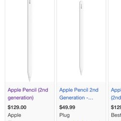 Apple Pencil 2nd Gen 
