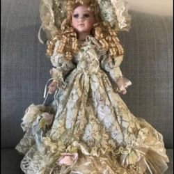 Cathay Collections Vintage Porcelain Doll-Unnamed