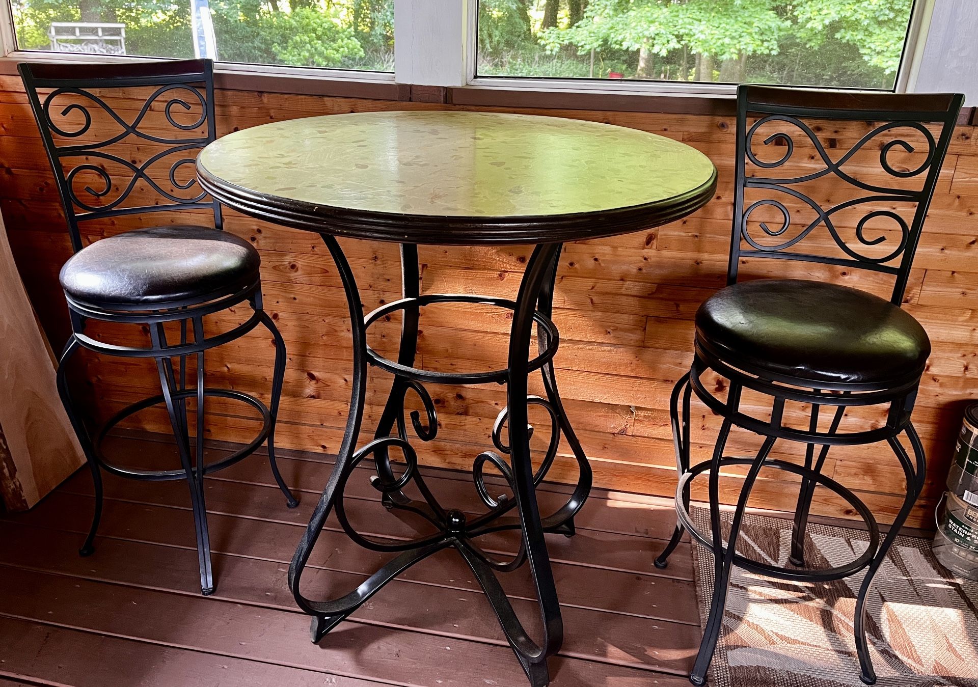 Table and Bar Stools