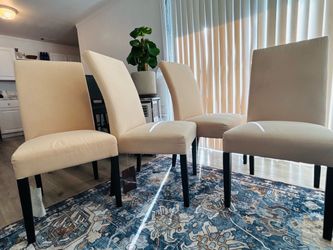 Set of Upholstered  4 Dining Chairs