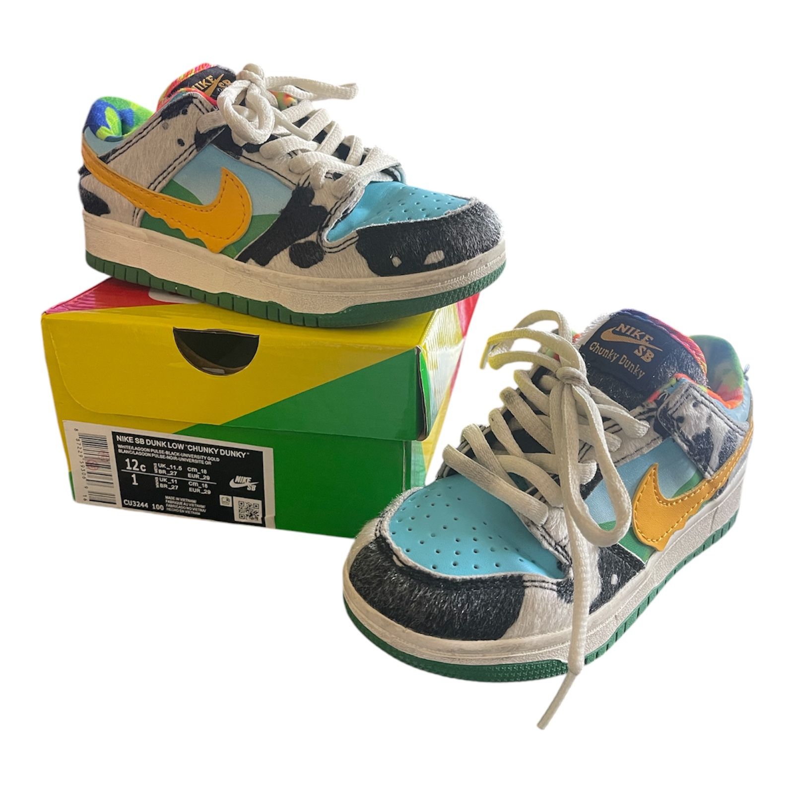 Nike SB Dunk Low “Chunky Dunky” Kids Shoes Size 12c