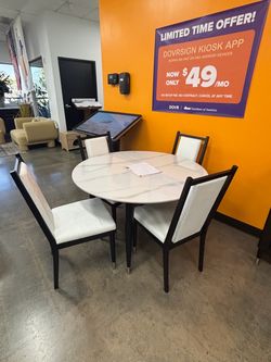Stone top Dining table set